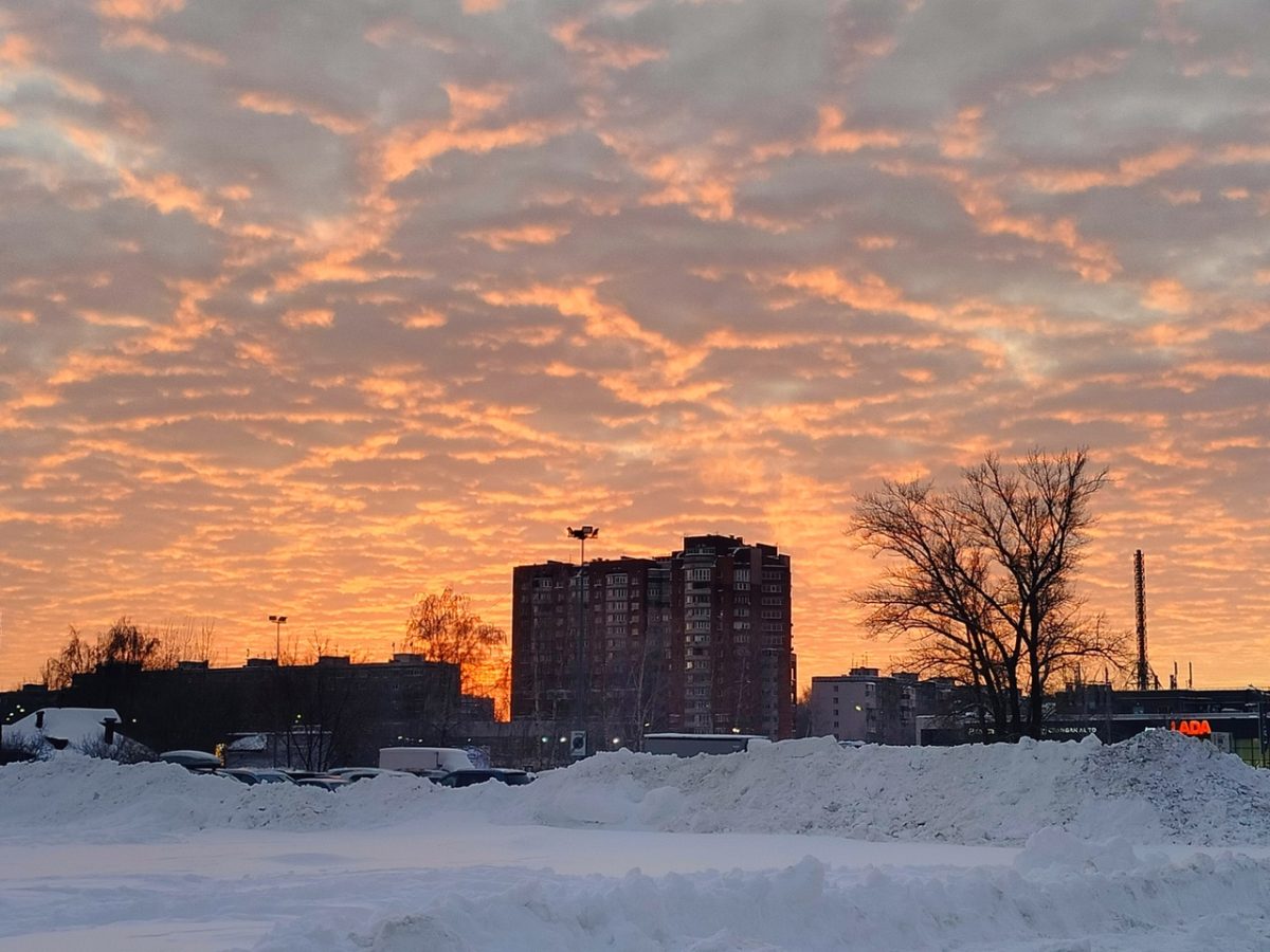 Нижегородцы наблюдали крабовидную туманность на закате