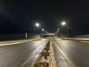 Участок трассы М‑12 в Татарстане полностью очистили от снега