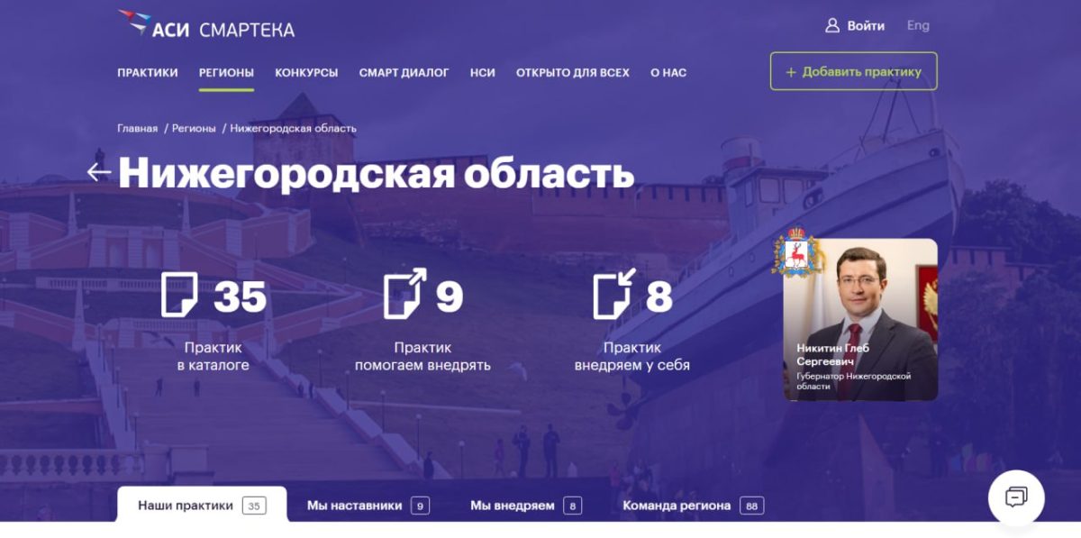 Две нижегородские практики пополнили перечень лучших в сервисе «Смартека» Агентства стратегических инициатив