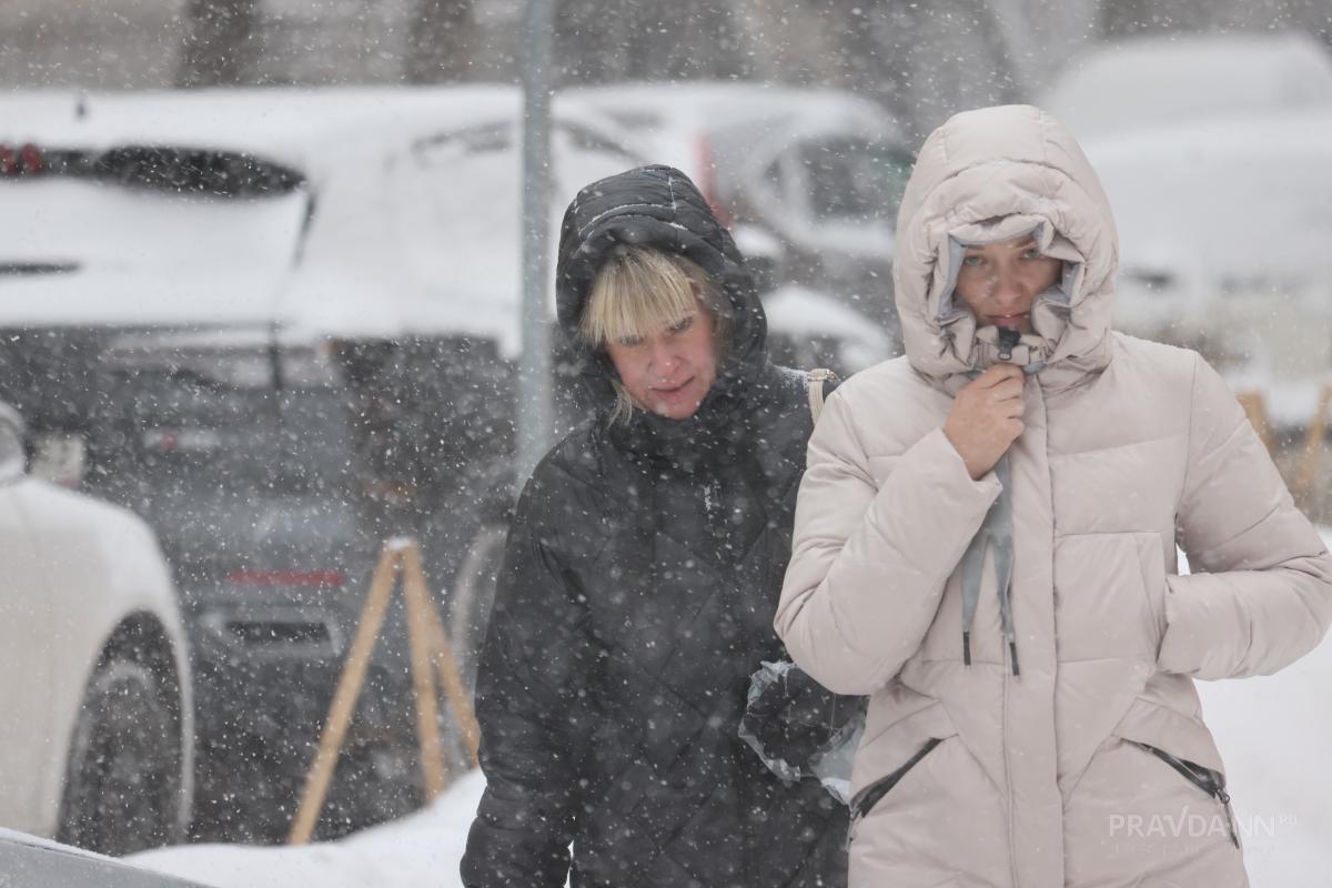 Снег и похолодание до ‑8 градусов ждёт нижегородцев в первые выходные февраля