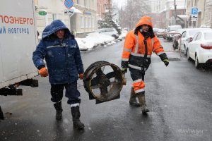 Прорыв трубы на Славянской