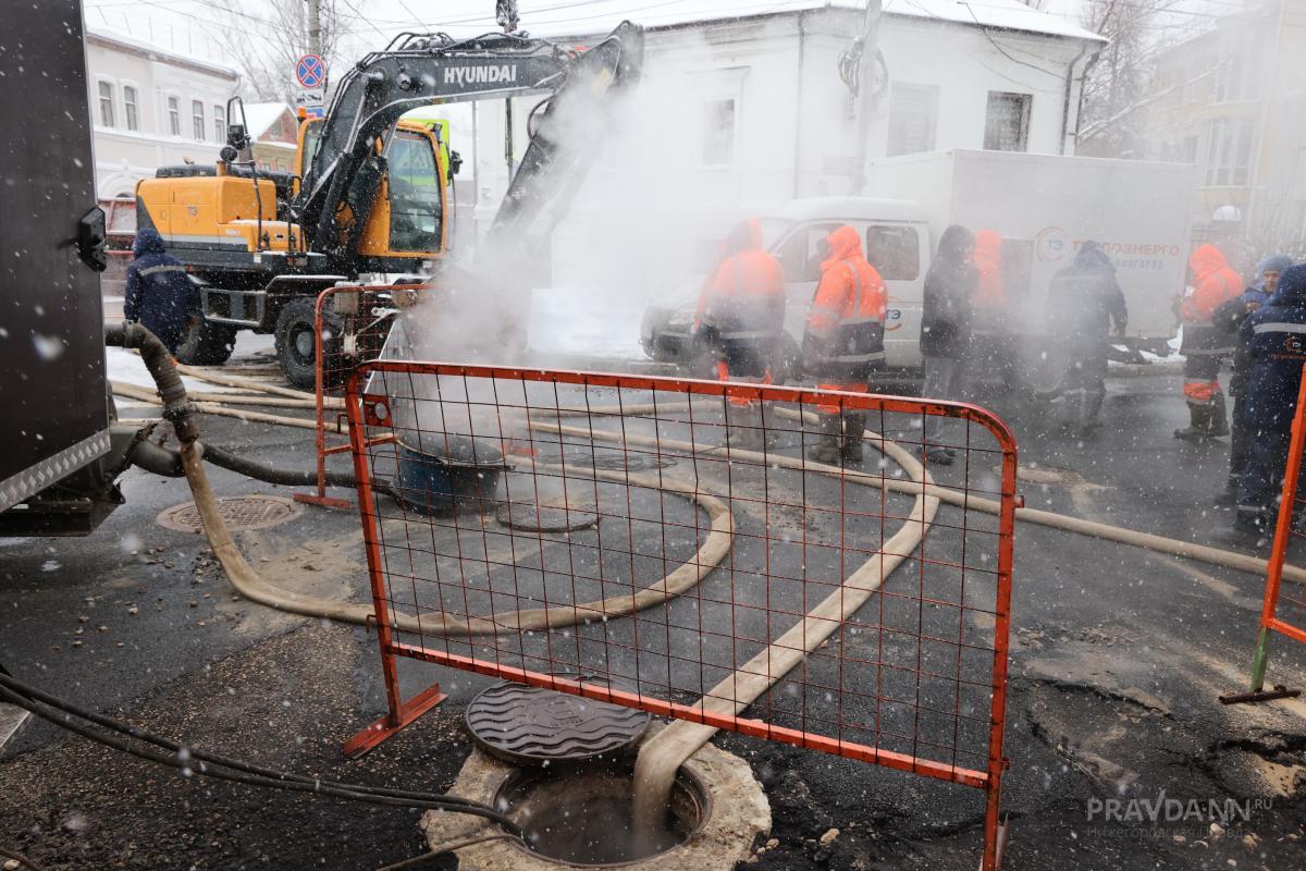 10 человек получили ожоги из-за коммунальной аварии на улице Горького