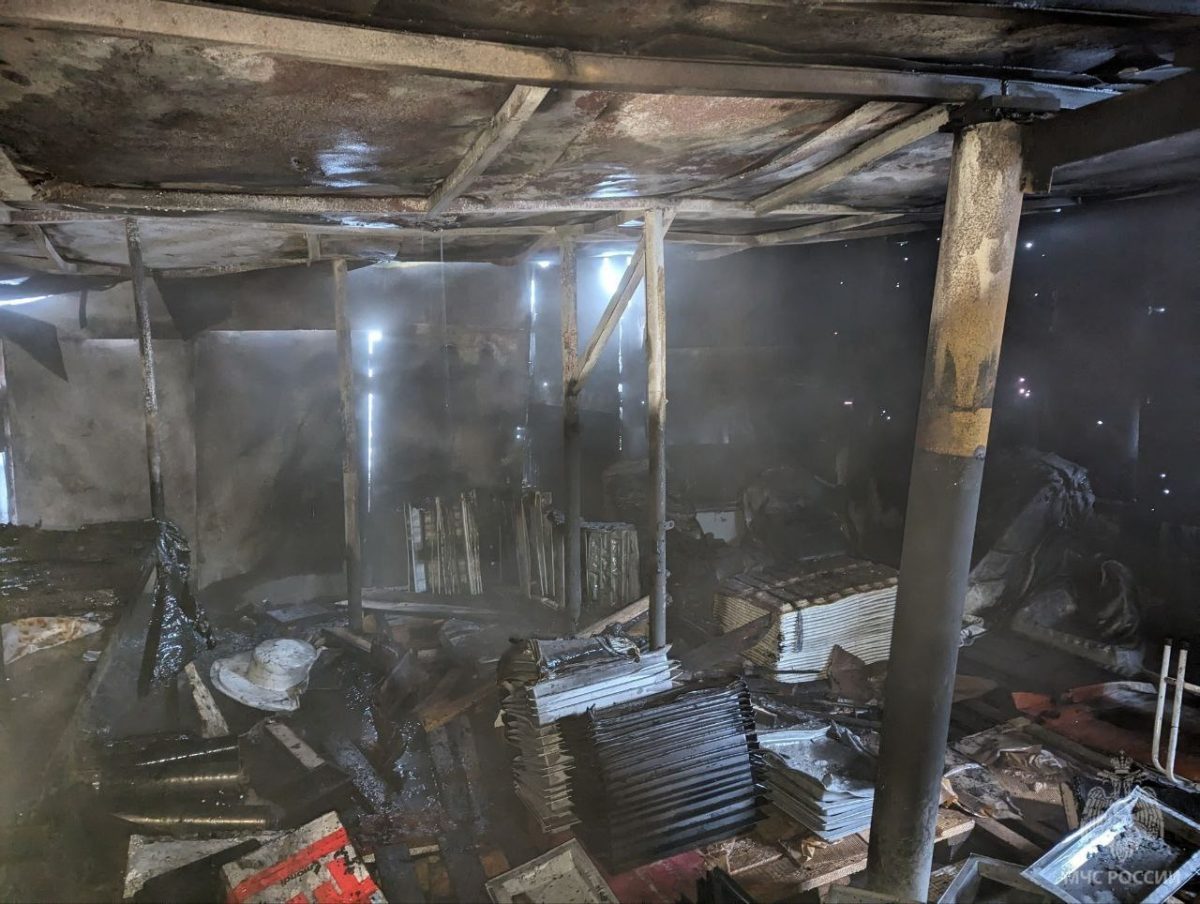 Пожар произошел на Нижегородском опытно-экспериментальном заводе
