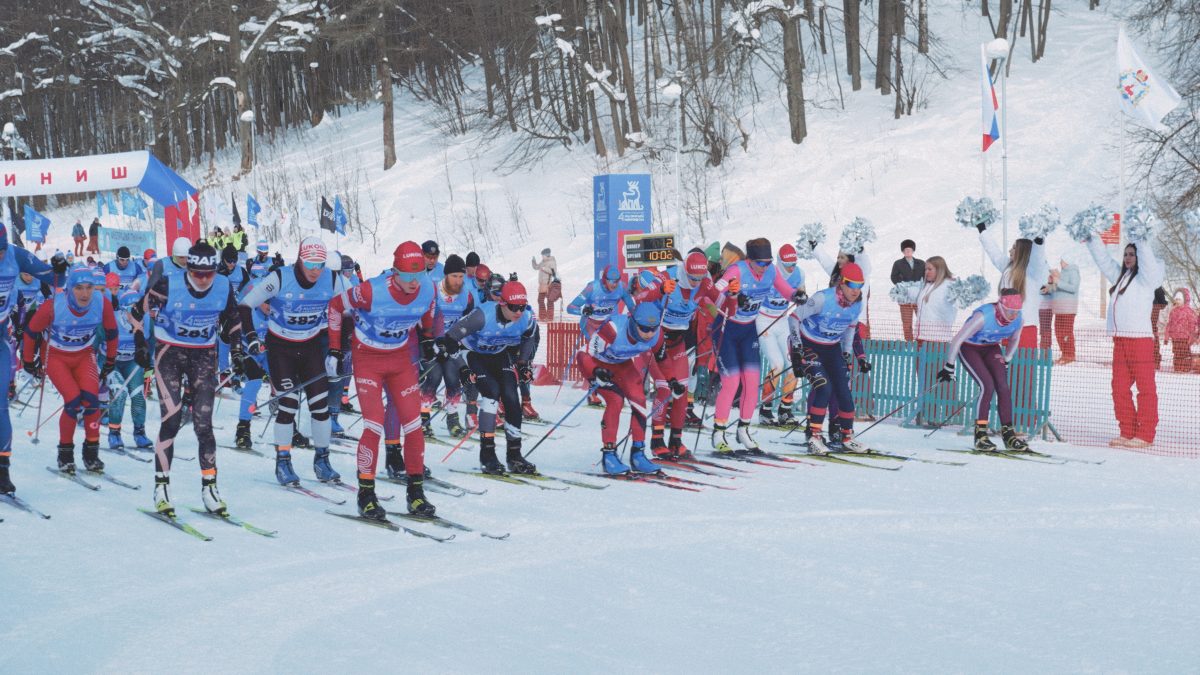 Более 450 человек вышли на старт IV Нижегородского лыжного марафона