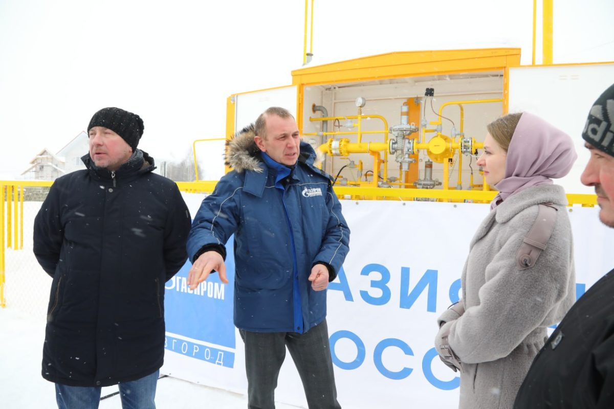 В деревне Каликино Нижегородской области ввели в эксплуатацию распределительный газопровод