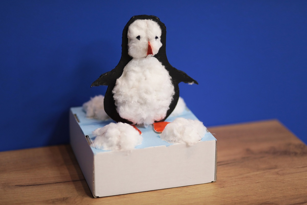 Вот такого милого пингвинчика сделала 6-летняя Ксюша Треушникова