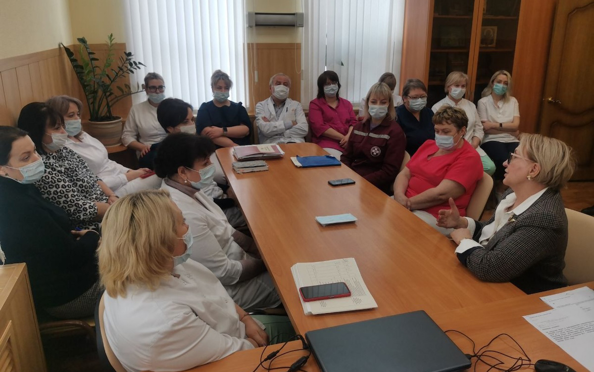 Депутат провела встречу с работниками Центральной районной больницы