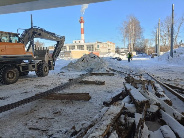 Реконструкцию трамвайных путей на Сормовском кольце завершат в марте