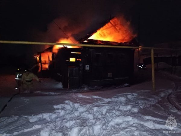 Нижегородец погиб при пожаре в частном доме в Ардатовском округе