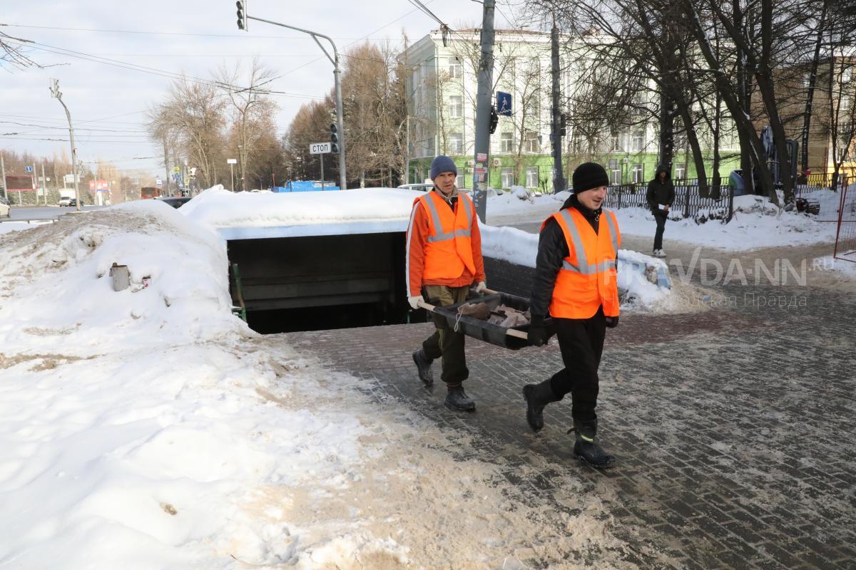 Мэрия заявила об исправности подогрева ступеней в переходе у Дворца спорта
