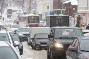 10-балльные пробки третий день фиксируются в Нижнем Новгороде