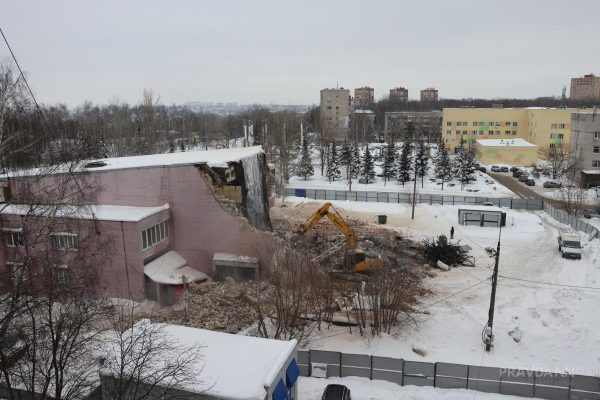 В Нижнем Новгороде начали сносить здание старейшего кинотеатра «Импульс»