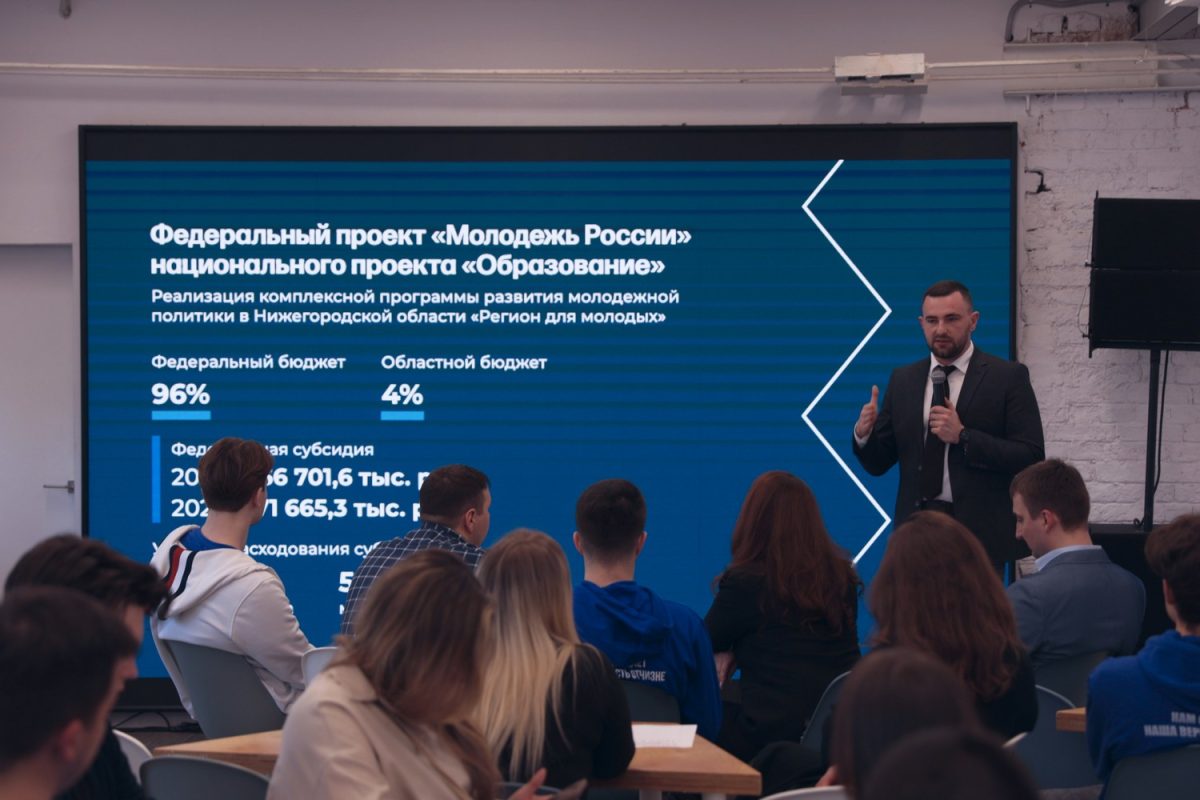 Представители нижегородских молодежных организаций предложили свои идеи для включения в новый нацпроект «Молодежь России»