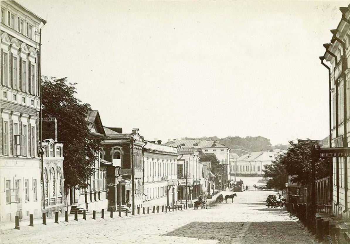Так выглядела улица Осыпная в 1880-1895 годах