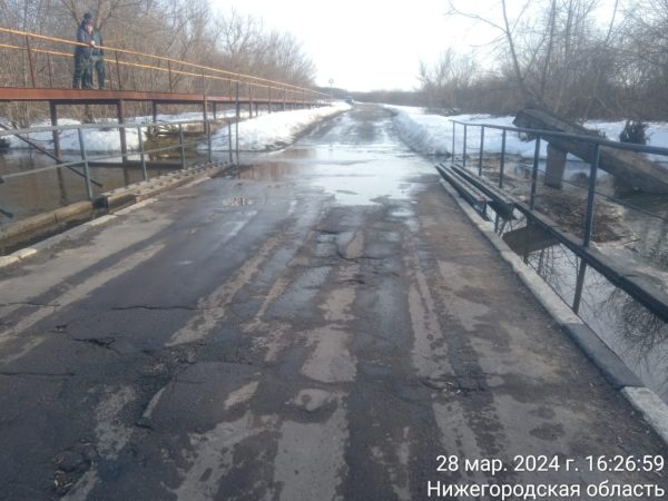 Движение по двум переливным мостам закрыто в Нижегородской области