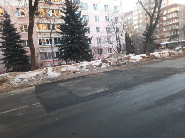 Огромную яму на Полтавской улице устранили после месячного ремонта