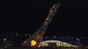 Нижегородцы показали 3D-мэппинг на чаше Олимпийского огня на ВФМ в&nbsp;Сочи