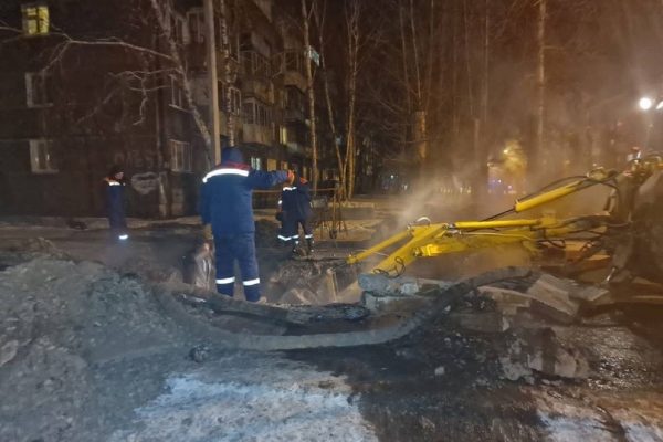 Крупную аварию на теплосети устранили в Нижнем Новгороде