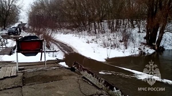 Еще один мост подтопило в Гагинском районе
