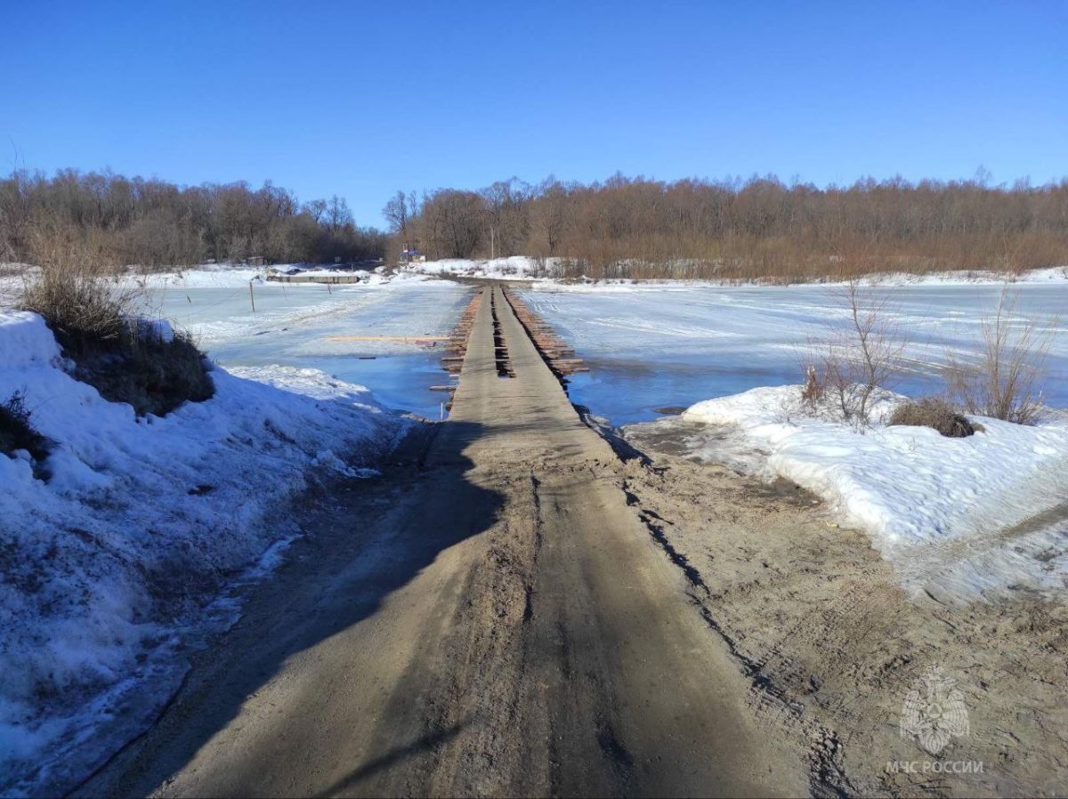 Ледовую переправу через реку Суру закрыли в Пильнинском районе