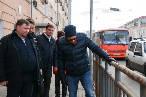 Юрий Шалабаев проверил, как наводят чистоту в Канавинском районе после зимы
