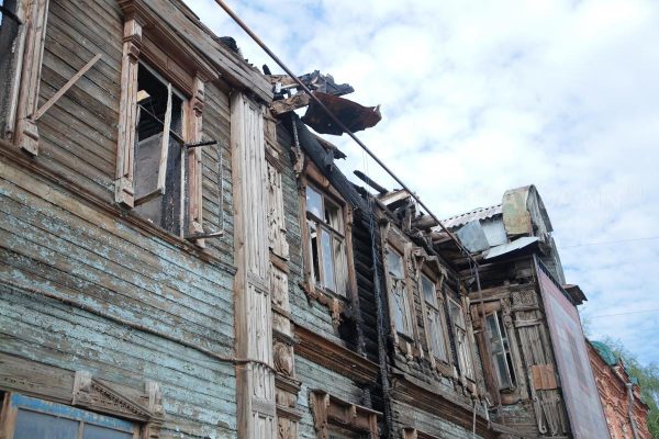 Сгоревший Дом Чардымова в Нижнем Новгороде начнут восстанавливать этой весной
