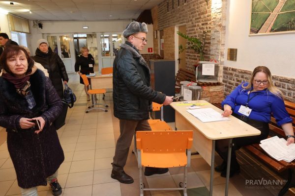 Явка на выборах президента России по Нижегородской области составила 59,84%