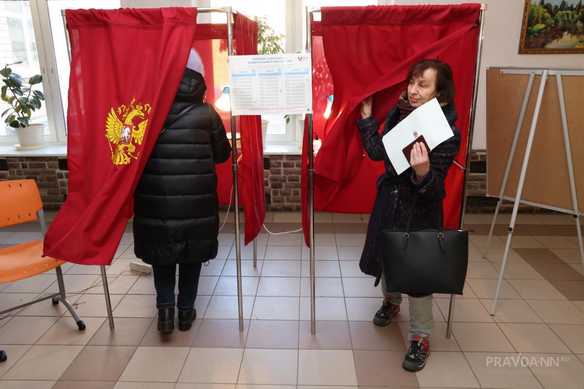 Первые избиратели пришли на выборы в Нижегородской области