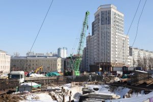 Опубликованы новые фото со стройплощадки метро на площади Свободы