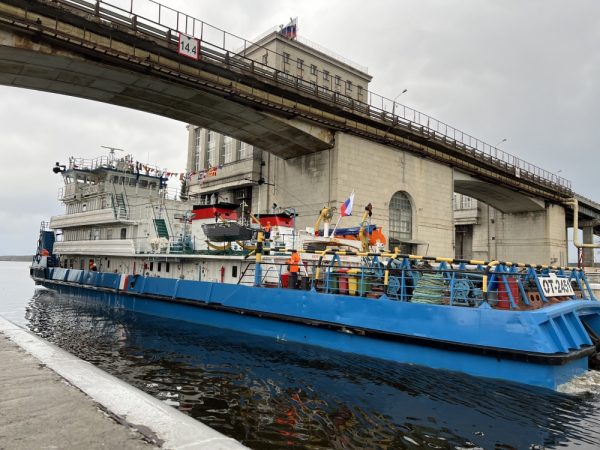 Волжское пароходство открыло навигацию на Городецком гидроузле
