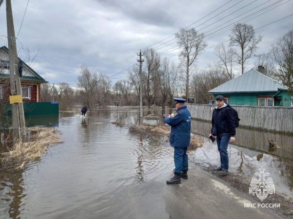Более 10 придомовых территорий затопило в Семенове из-за паводка