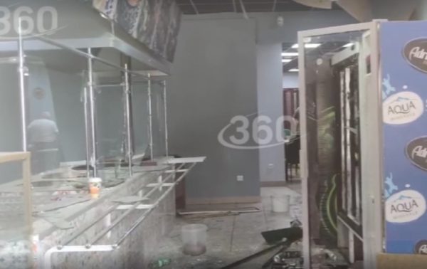 Опубликовано видео с места взрыва в воронежском кафе 