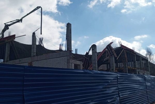 Появились подробности с обрушением конструкций недостроенной школы в Павлове