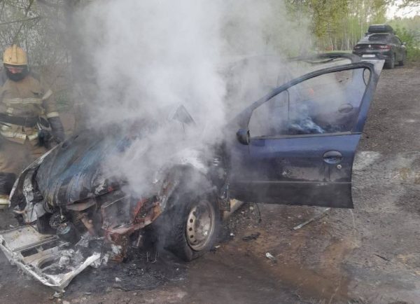 Автомобиль сгорел в Канавинском районе