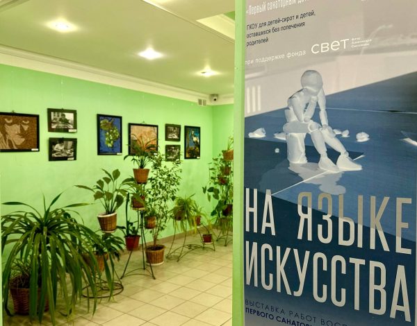 В Нижнем Новгороде в Первом санаторном детском доме открылась художественная галерея «На языке искусства»