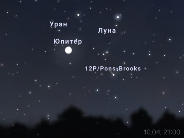 «Дьявольская комета» пролетит над Нижегородской областью ночью 11 апреля
