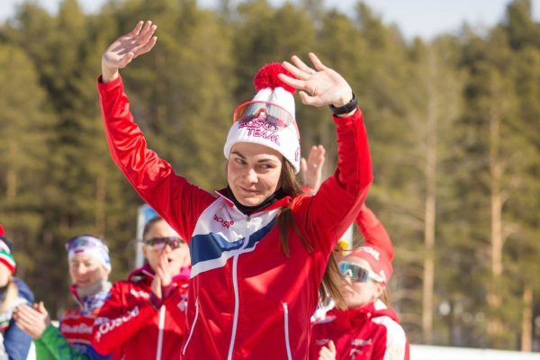 Нижегородская лыжница Анастасия Кулешова выиграла гонку на этапе Кубка России