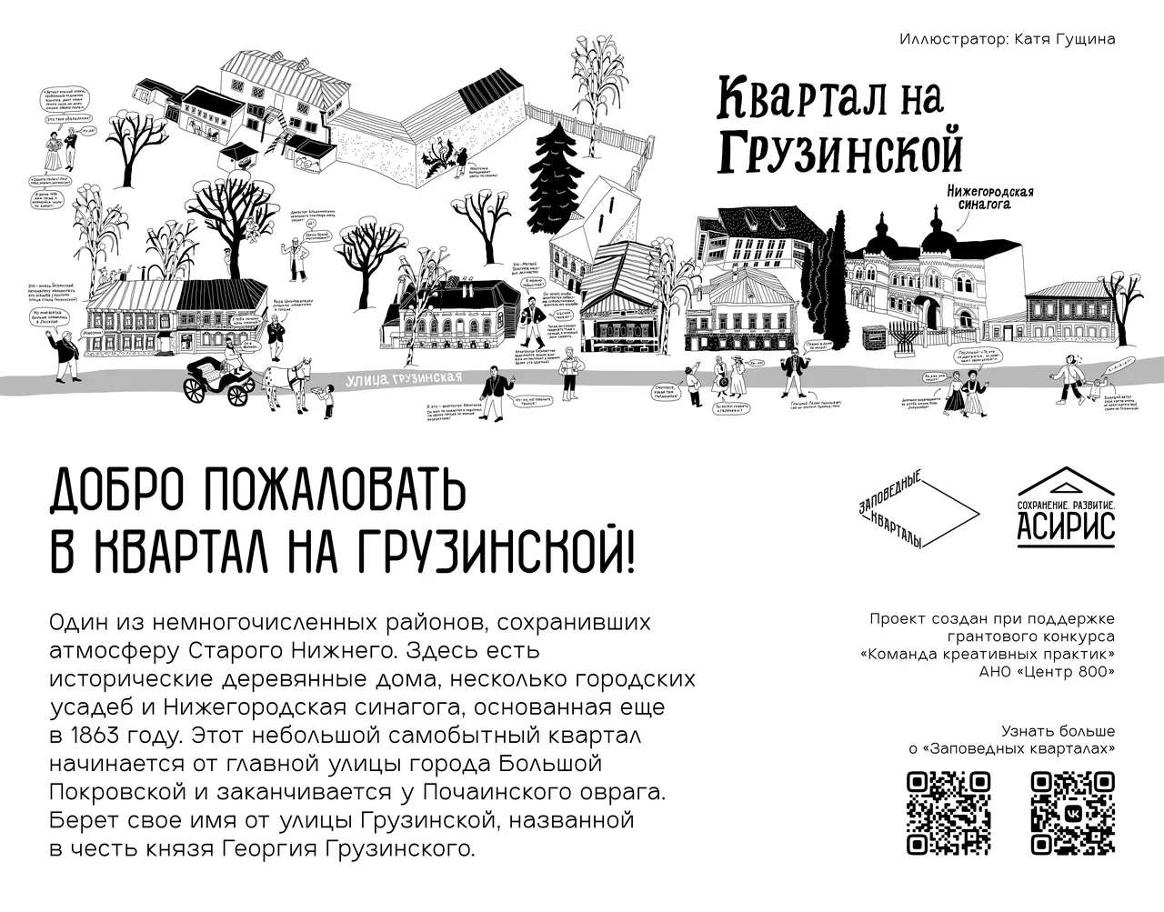 Арт-карта в нижегородском квартале на улице Грузинской 06 мая 2024 года |  Нижегородская правда