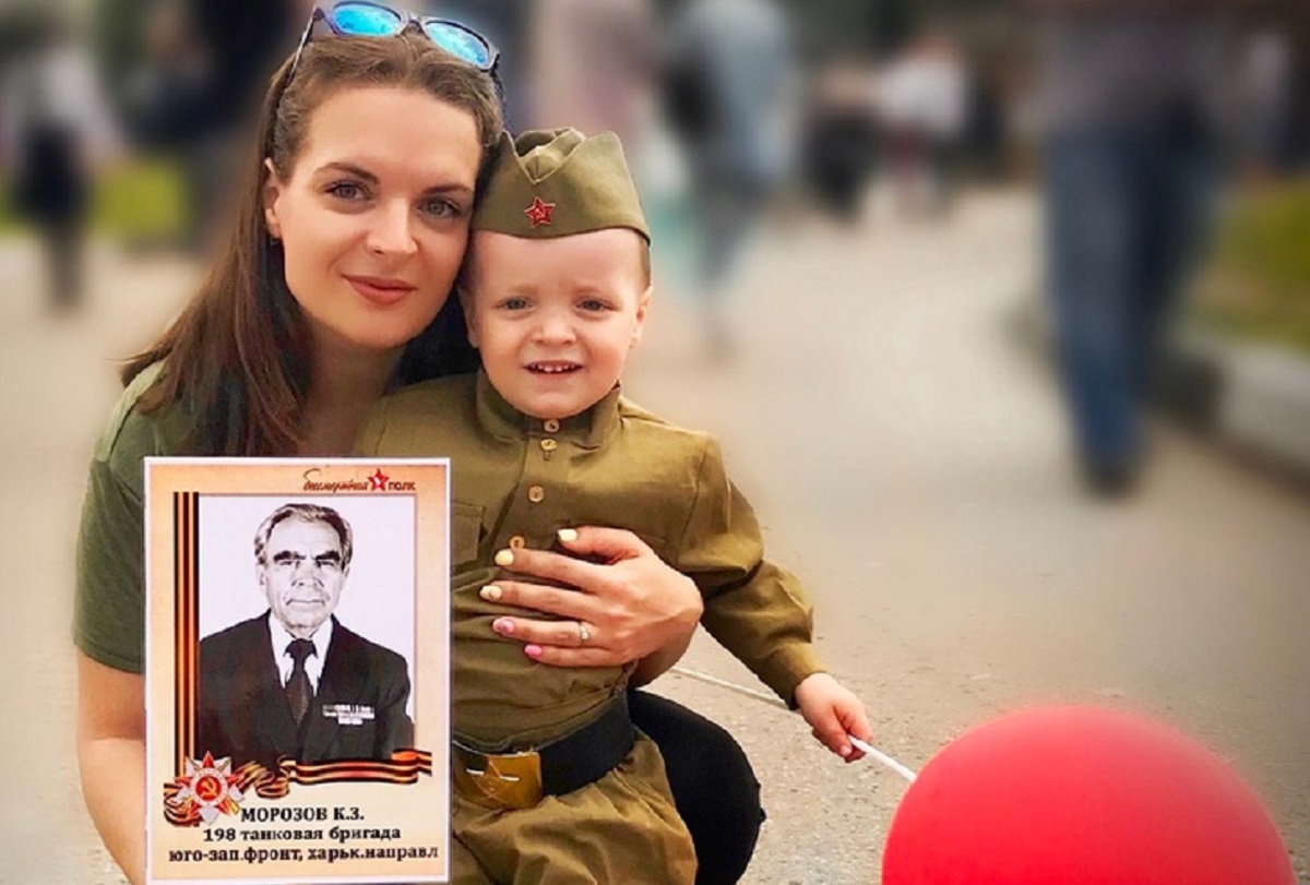 Сын Александры Капочкиной с детства принимает участие в празднике