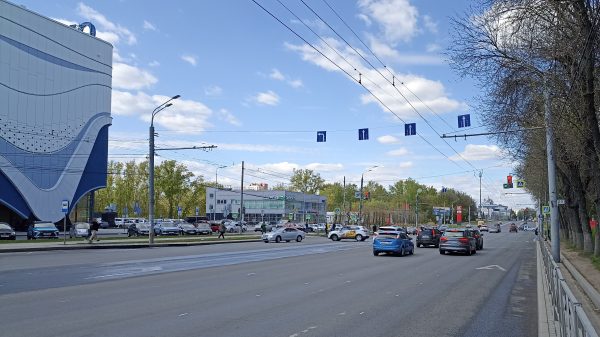 Дорожную разметку изменят на проспекте Гагарина для уменьшения пробок