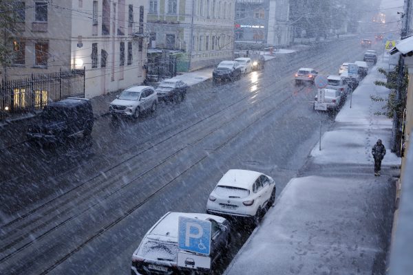 Нижний Новгород завалило снегом 7 мая