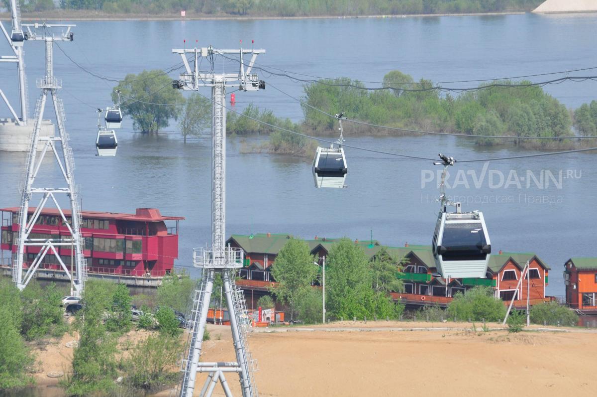 Работу нижегородской канатной дороги приостановили утром 17 июля 2024 года  в Нижнем Новгороде и на Бору | Нижегородская правда