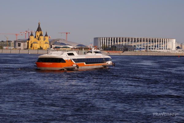 Навигация судов на подводных крыльях открылась в Нижегордской области