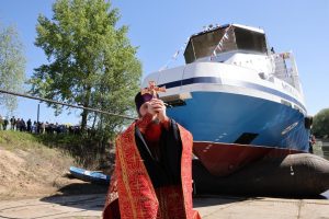 Спуск круизных пассажирских судов в Богородском районе