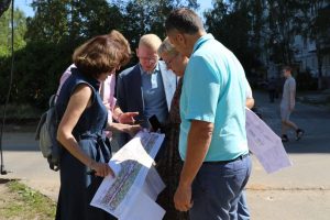 Евгений Костин проверил качество работ на объектах благоустройства