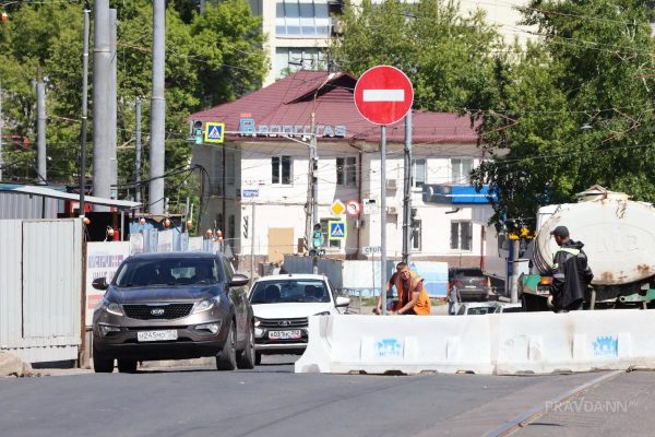 Опубликована карта перекрытий в центре Нижнего Новгорода