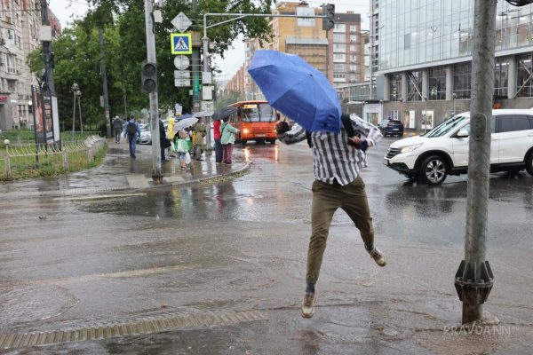 МЧС предупредило нижегородцев о надвигающихся ливнях