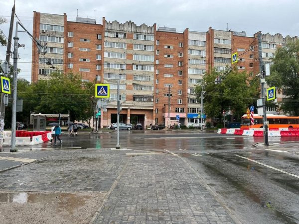 Перекресток улиц Киевской и Белинского полностью открыли для транспорта