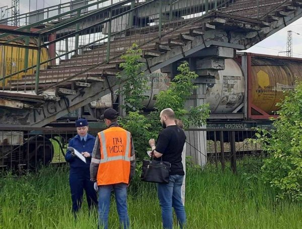 Опасный пешеходный мост через ж/д пути обнаружили в Нижегородской области