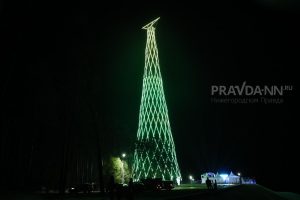Шуховская башня перестала работать после попадания молнии